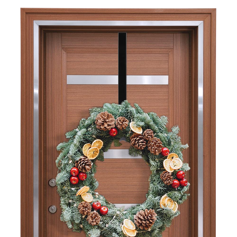 2 Pack Wreath Hanger, Adjustable Wreath Hanger Length from 14 to 26 Inches, Wreaths Holder Hook 20LB Heavy Duty — KaleKey