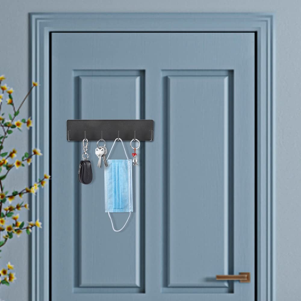 Magnetic Key Holder for Metal Front Door Towel Hook Brush Organizer for Laundry Room on Dryer Washer Hat Hanger — view 2